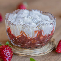 Frutilla con chantilly