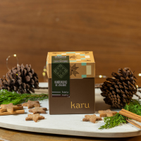 Karukukis de jengibre caja