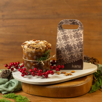 Panettone alto praliné turron 500gr
