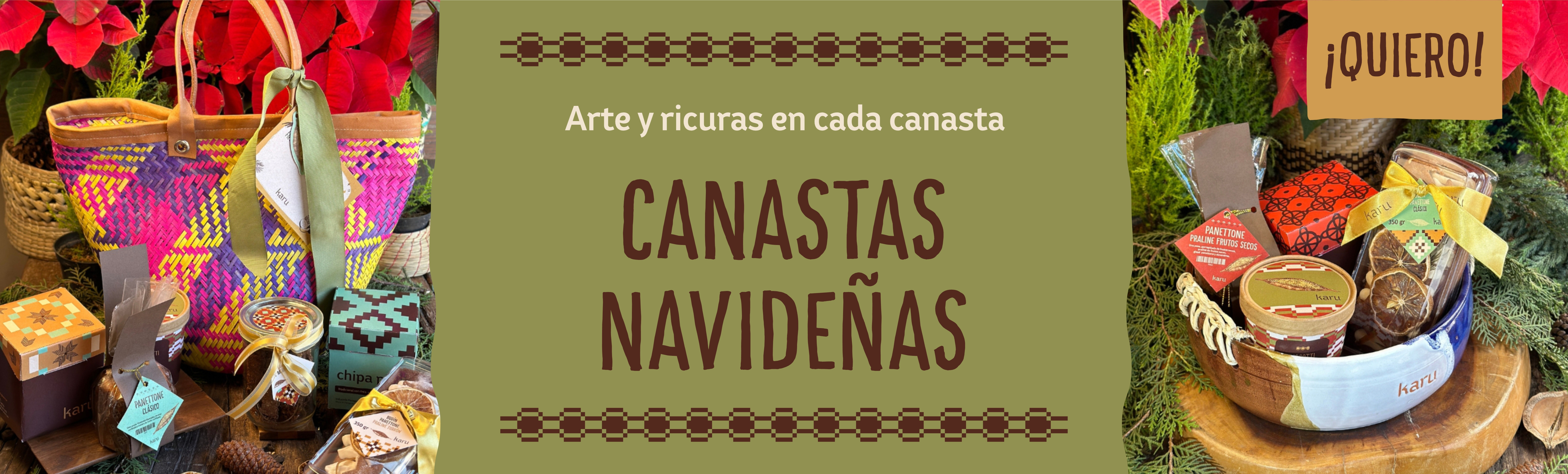 canastas de navidad Karu